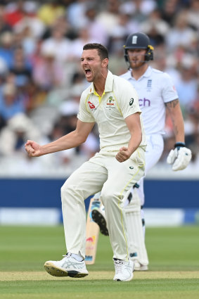 Josh Hazlewood was rested in the third Ashes Test.
