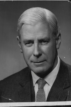 Sir Ian Potter in 1962.