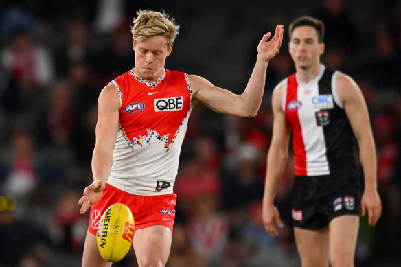 Isaac Heeney faces a nervous wait.