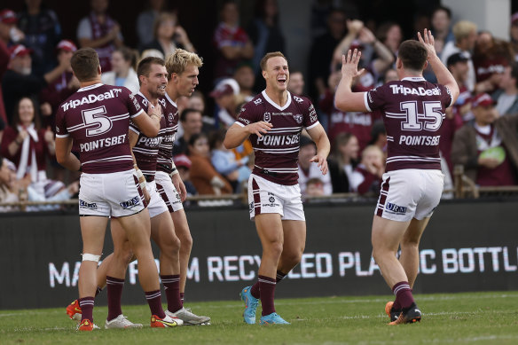 Skipper Daly Cherry-Evans scored a great long-range try.