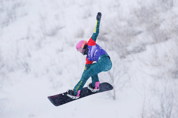 Australia’s Josie Baff competes on Saturday.