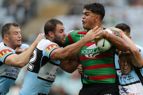 The money freed up by the departures of Sam Burgess and Greg Inglis paved the way for Souths to sign Latrell Mitchell.
