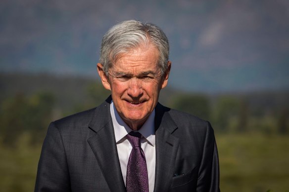 Jerome Powell in Jackson Hole, Wyoming for the Fed’s annual gathering of global central bankers.