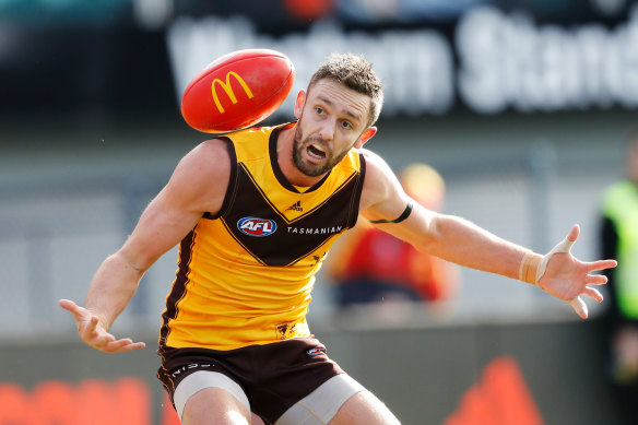 Jack Gunston will be missed at the Hawks.