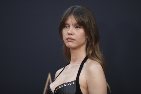 Mia Goth, pictured at the premiere of MaXXXine in Los Angeles last month.
