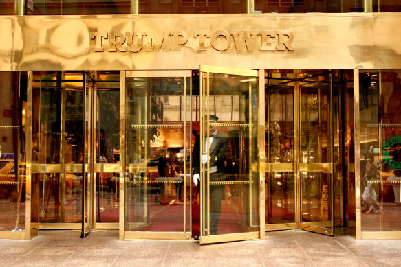 Trump Tower on Fifth Avenue in New York City.
