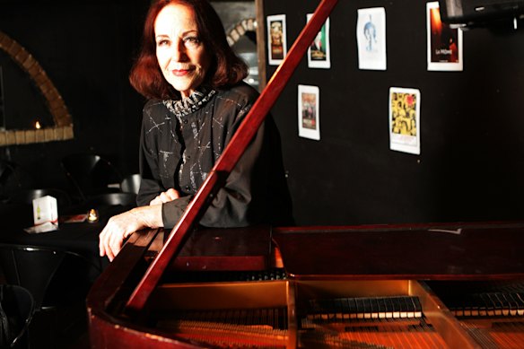 Judy Bailey in 2009 at El Rocco Bar, Kings Cross.