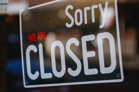 More stores are closing and installing administrators as the economy struggles.