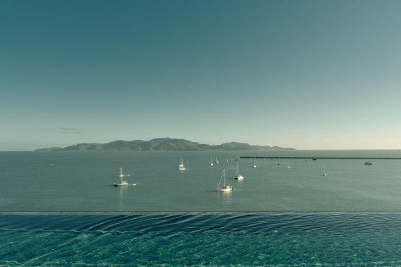 Ardo’s swimming pool boasts brilliant views out towards Magnetic Island.