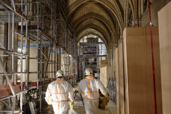 Cathedrale Notre-Dame de Paris’ restoration is due for completion in 2024.