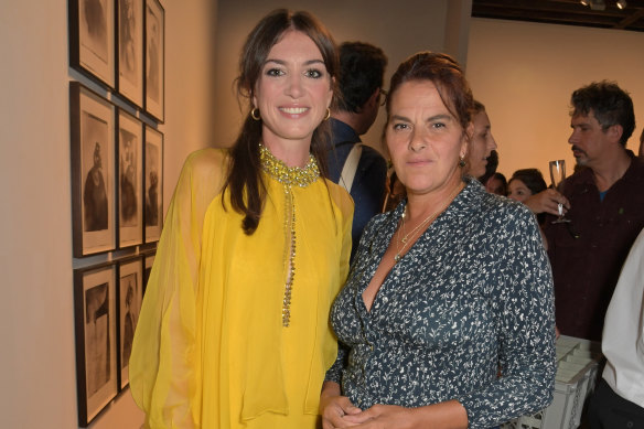 Hessel with artist Tracey Emin at the launch of her book in London in September 2022.