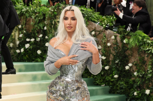 Kim Kardashian struggled to breathe, and walk at the Met Gala, so tight was her corsetry. “Her physical appearance now matches the distortions of her digitally massaged, cartoonish online appearance.”