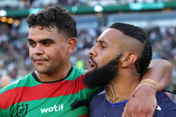 Latrell Mitchell and Josh Addo-Carr are still hoping the All Stars game will count towards their bans.