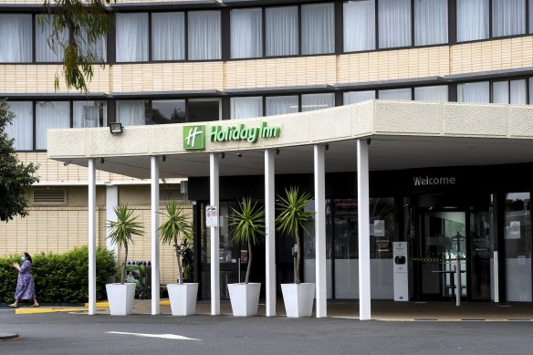 The Holiday Inn at Melbourne Airport on Monday.