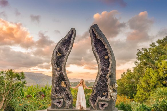 The Crystal Guardians in the Byron Bay hinterland are among the tallest crystals in the known world.
