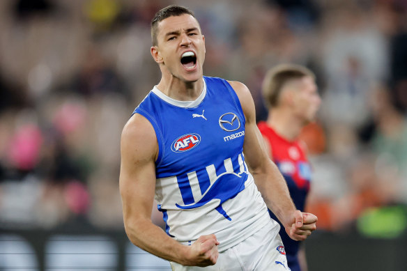 Blue-chip star: North Melbourne can expect rival offers for Luke Davies-Uniacke.