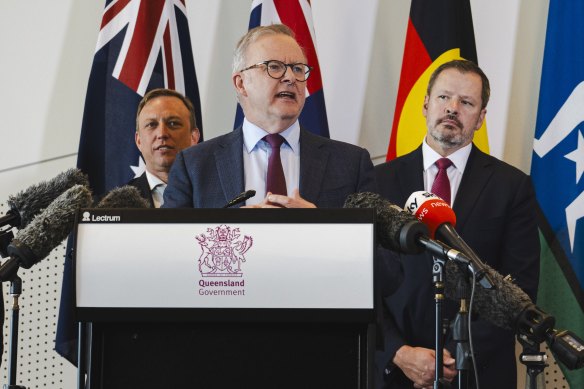 Prime Minister Anthony Albanese announced the tie-up in April alongside then-premier Steven Miles.