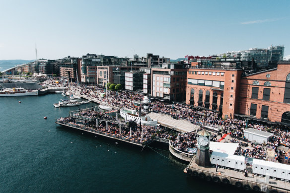 The redeveloped waterfront of Aker Brygge has transformed Oslo.