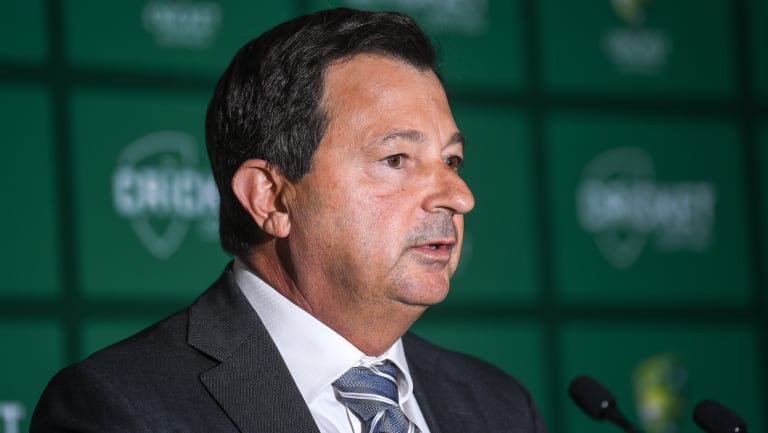 Under fire: Cricket Australia chairman David Peever said the ball tampering scandal was a 'hiccup'.