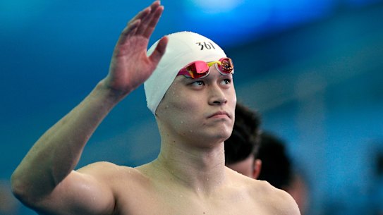 The Court of Arbitration for Sport will hear the case against Chinese swimmer Sun Yang, pictured, next week.