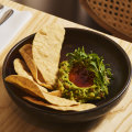 Guacamole, pico de gallo and corn chips at Hotel Nacional, CBD.