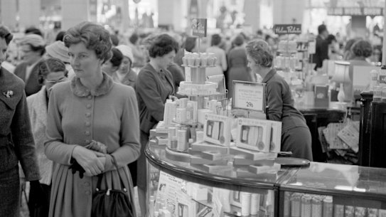 David Jones, where 1960s society ladies would buy gloves or perfume and perhaps head upstairs for lunch