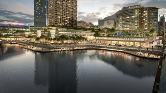 The plans include shops, eateries and offices beneath a 42-storey luxury apartment tower.