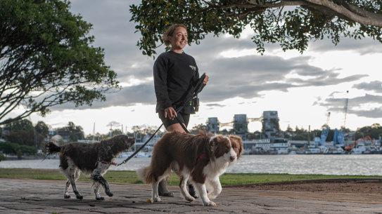 Inner west dog walker Steph Jackson said she would support a permit if funds were returned into better park signage.