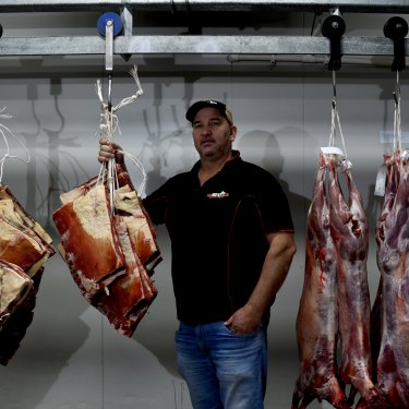 High-priced beef on top of soaring oil prices is making life difficult for people such as Matt Roper. “The classic $25 meat tray just doesn’t exist these days.”