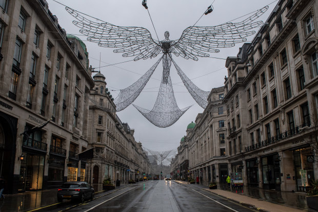 It was Christmas, but not as Londoners knew it after the city went into lockdown as a new COVID variant took hold. 