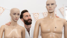 Skin Check Champions chief executive and founder Scott Maggs with his sun spot mannequins.