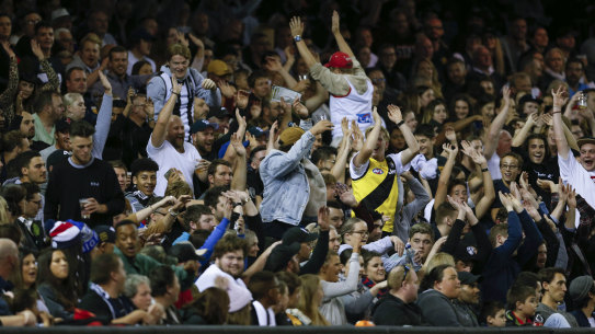 Fans could be locked out of AFL games because of coronavirus. 