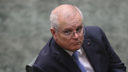 Prime Minister Scott Morrison eventually told Parliament the Gaetjens review had been paused.