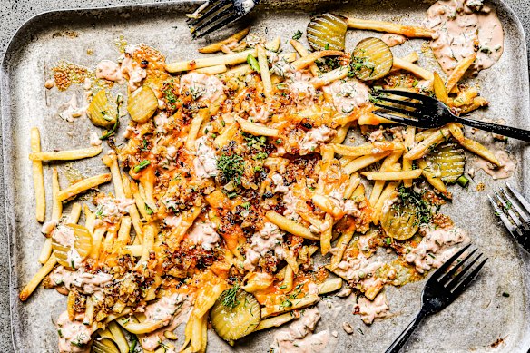 Animal fries, featuring burger sauce, caramelised onions and zero shame.