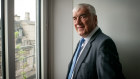 Michael Hintze at his office in London “You can’t out-trade a machine, but you can out-think it,” he says.