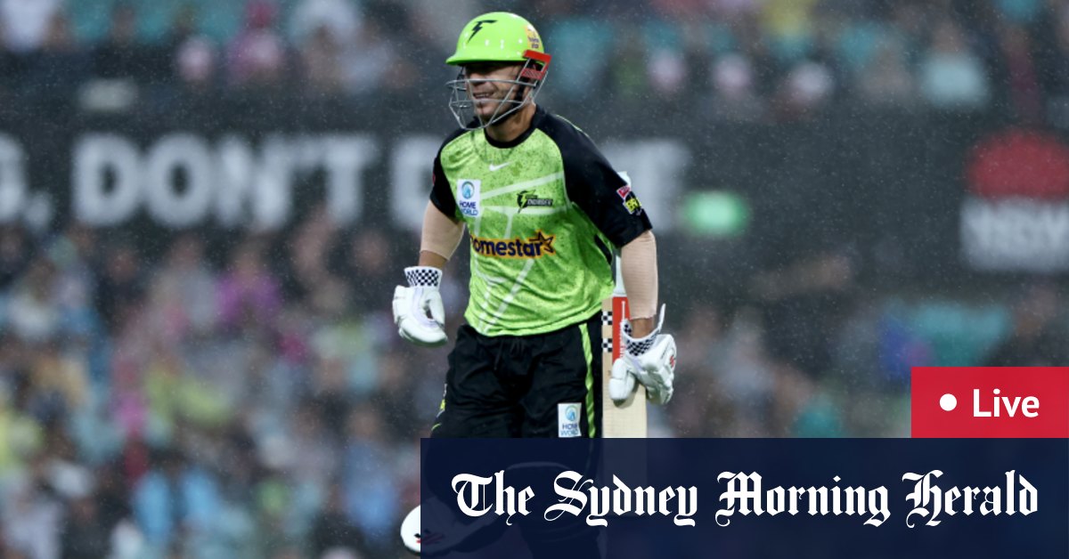 Big Bash cricket 2025 Live scores, news, where to watch, Sydney