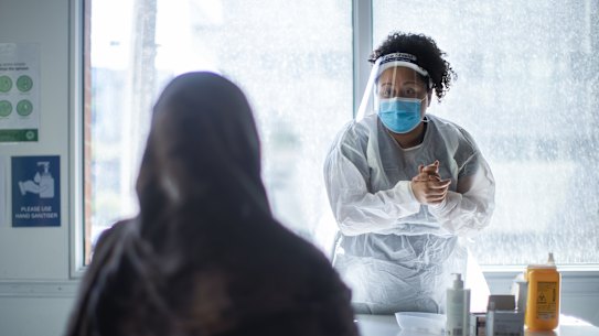 Co-health nurse Amelia Tauqoqooqo  is helping lead a health program for hundreds of Afghan refugees in Melbourne.