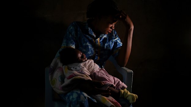 Kabadi Tshibuabua and her daughter, Philo, who was conceived in captivity.