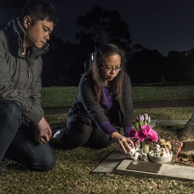 Marie and Mitch Cruz are calling for a coronial inquest into the death of their three-year-old daughter Caitlin. 