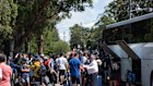 Students from Epping Boys High School were returned early from camp last Friday, after a student at the school tested positive for the coronavirus. 