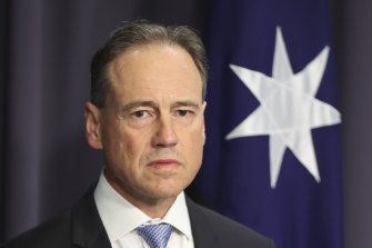 Health Minister Greg Hunt said the AHPPC has been asked to review its decision to not mandate COVID-19 vaccines for aged care workers.