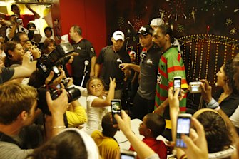 Snoop Dogg in Redfern in 2008.