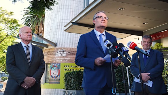 CEO of the Royal Agriculture Society Brock Gilmour said he was upset by the cancellation of the Royal Easter Show. 