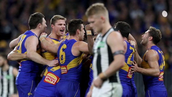 Treloar said the Pies let the match against the Eagles slip.