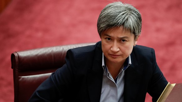 Senator Penny Wong says the "global community is still coming to terms with this new America".﻿