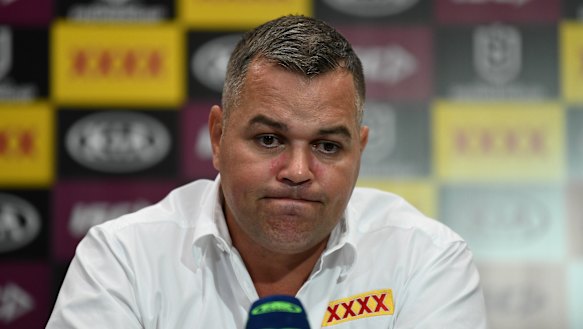 Anthony Seibold sounded like a beaten man after the loss to the Titans as pressure mounts on his job.