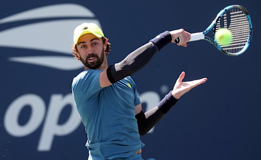 Jordan Thompson is into the second round at the US Open.