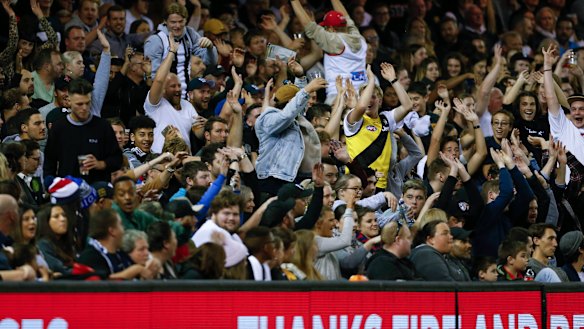 Fans could be locked out of AFL games because of coronavirus. 