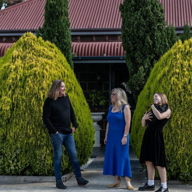 Steve and Fin Wilkinson with daughter Eleanor in Orange, are part of a fast-growing cohort of parents helping their children get onto the property ladder.