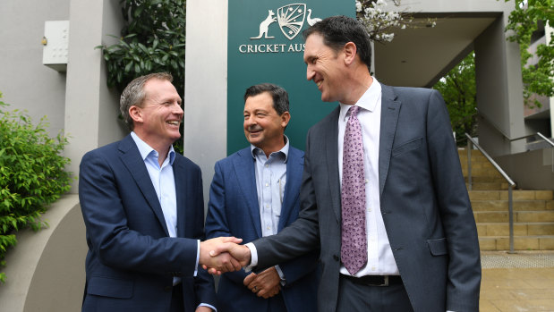 Meet the new boss: Kevin Roberts took over from James Sutherland as Cricket Australia CEO.